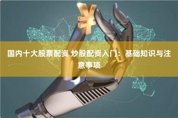 国内十大股票配资 炒股配资入门：基础知识与注意事项