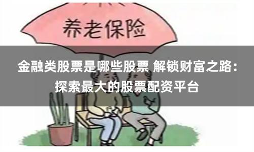 金融类股票是哪些股票 解锁财富之路：探索最大的股票配资平台
